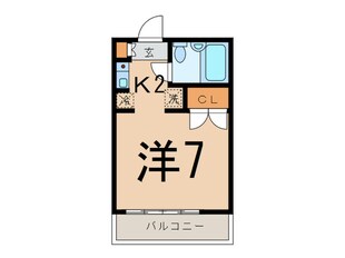 Ｋ５　ＫＡＧＡＭＩの物件間取画像